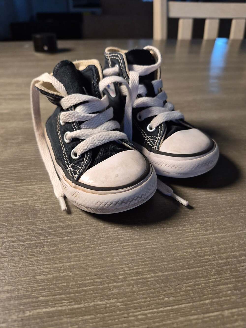 Converse Chuck Taylor All Star High Top Black Infant Size 5 7J231